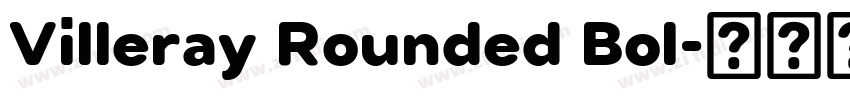 Villeray Rounded Bol字体转换